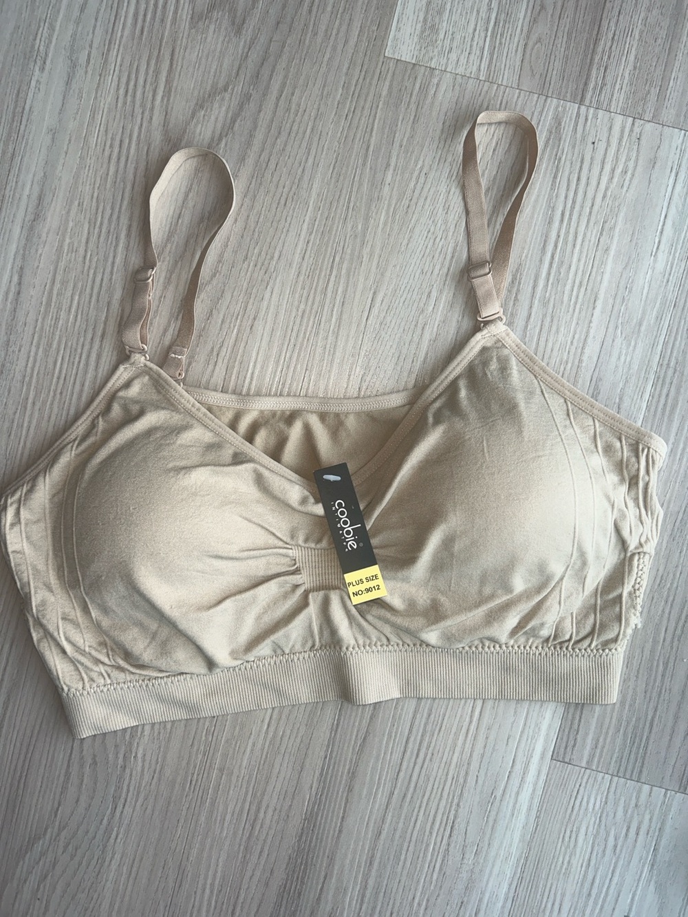Plus/Full Size Coobie Bras-Nude